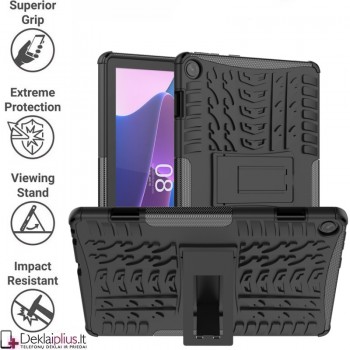 Smūgiams atsparus dėklas planšetei - su kojele (Lenovo tab m10 10.1 (3rd gen) (TB328FU-TB328XU)